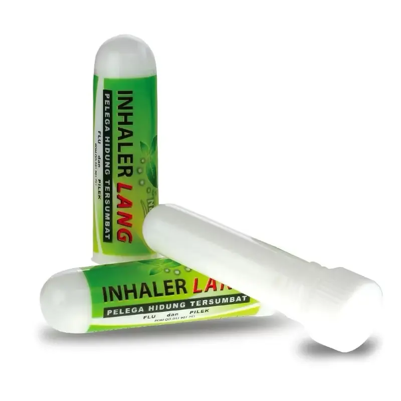 Inhaler Cap Lang Pereda Hidung Tersumbat Flu Pilek Anti Ngantuk Bekerja Melegakan Pernafasan 1