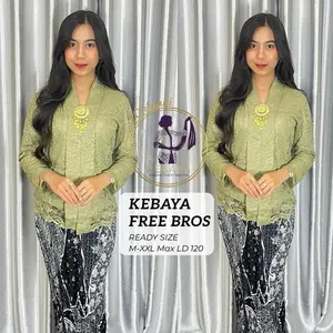 Widyani Kebaya - Kebaya Kartini Brokat Full Furing Free Bros | Baju Kondangan Wanita Elegan M-XXL