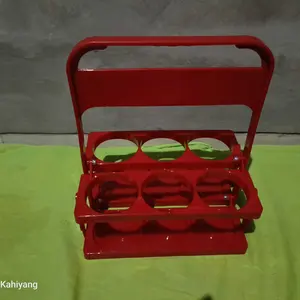 COD Rak Keranjang Bir Wine Beer Rack Beer Bottle Carrier Dapat Digunakan Kembali Untuk Bar