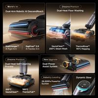 Gambar Dreame H16 Pro Steam Wet Dry Vacuum | 200°C Steam, 90°C Hot Water Mopping, 28,000Pa Suction, AI Cleaning dari KINS Official Store Kota Administrasi Jakarta Barat 3 Tokopedia