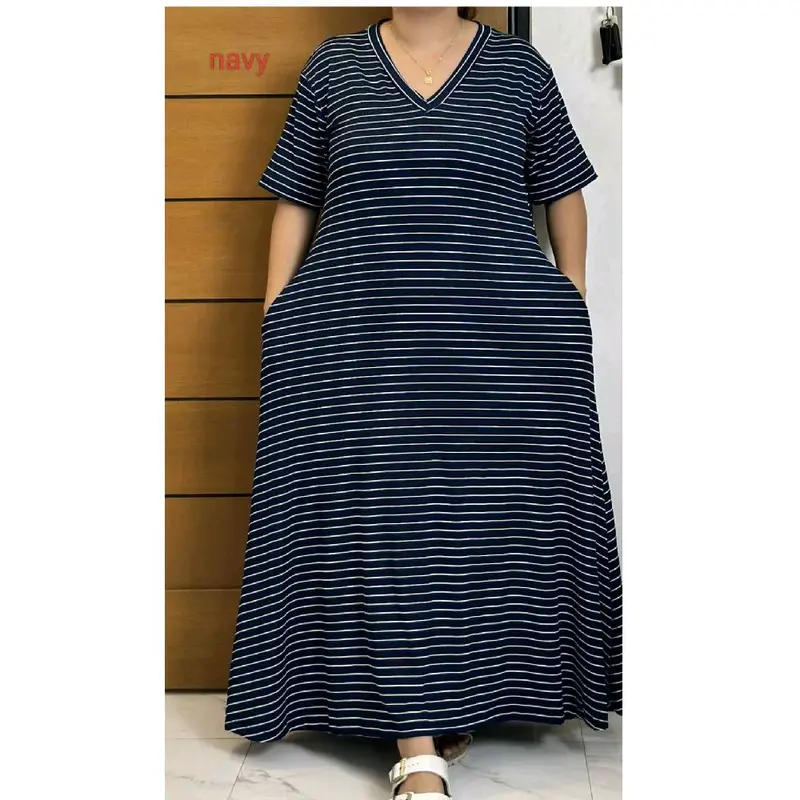 knee length dresses for ladies Flowy Amara Qaftan Cream – Darifa Dresses main image 1