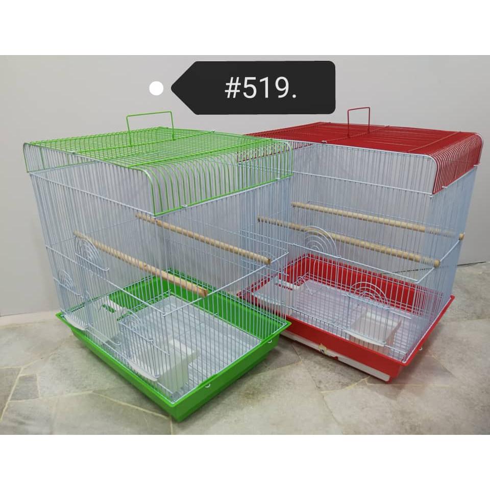 Black #519 Sugar Glider Bird Cage 63cm x 45cm x 34cm Sangkar Burung