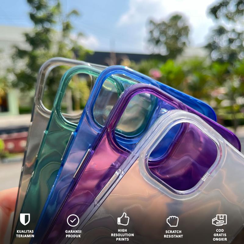 Case Hologram Splash All Type Hp OP** VI*O INF*X RE*LME S*MS*NG IPH*NE X*AOMI TECNO Casing Shimering Acrylic Glossy Tebal Softcase 2