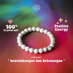Gelang Howlite Mengurangi Tegang dan Stress