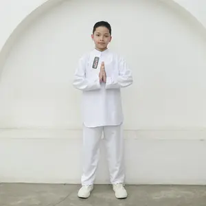 Baju Muslim putih Anak Laki-Laki usia 4-16 tahun