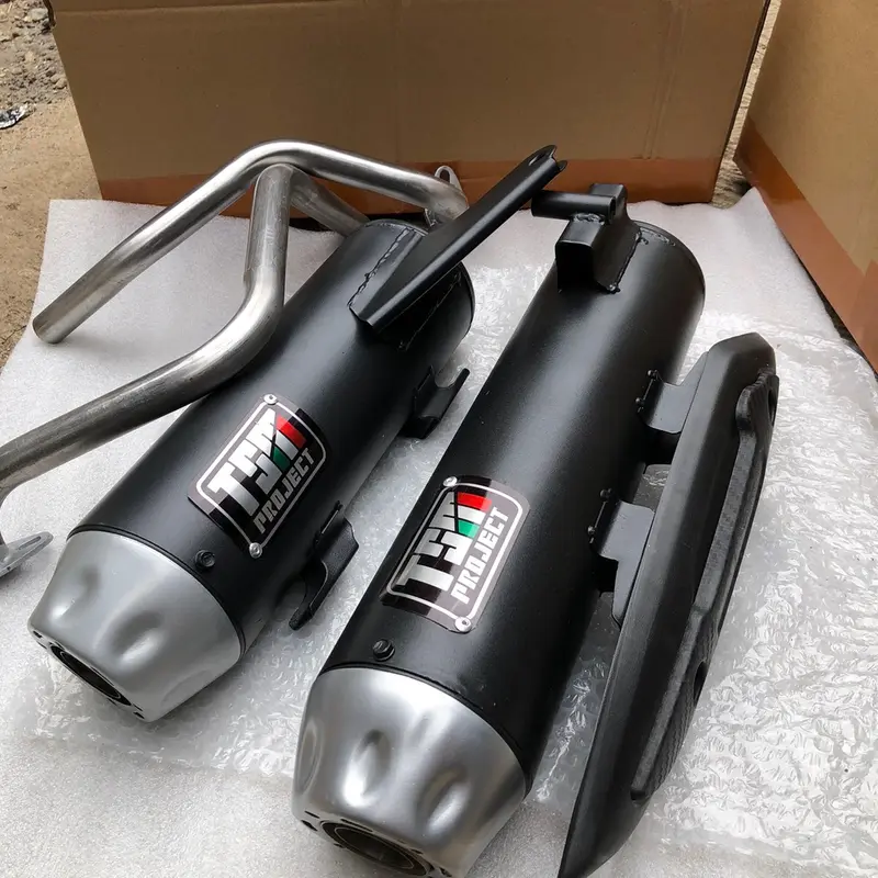 knalpot model TSM PROJECT fullsistem gass pnp cocok buat vario beat pcx mio Motorcycle 7