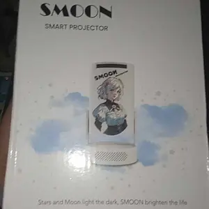 SMOON 300 New - Smart Projector LCD TV-Proyektor Pintar - 200 ANSI - Android 14 -Netflix - YouTube - 1080P - Wifi -BlueTooth