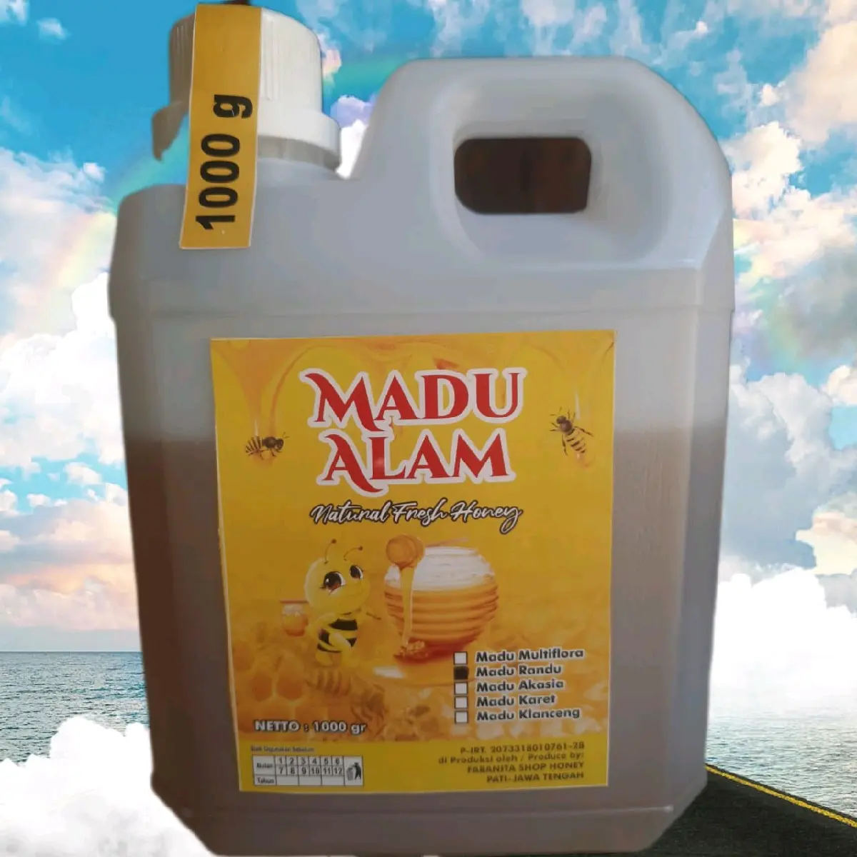 Madu murni bunga randu 1kg madu asli 100%Honey