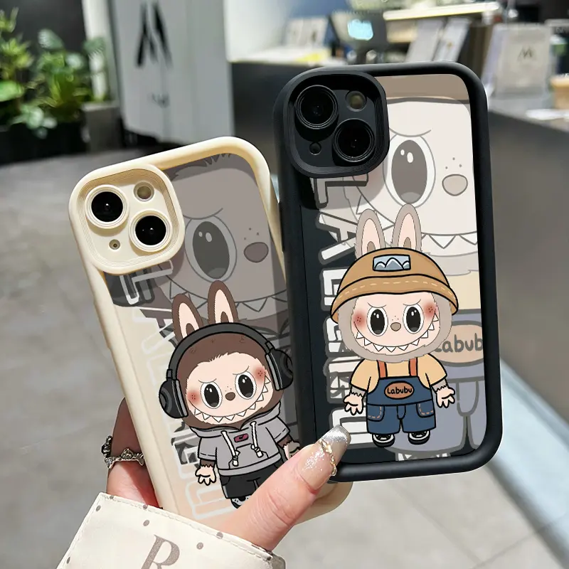 Casing Hp Untuk OPPO A7 OPPO A5s OPPO A12 OPPO A12S A11k Case Hp Pola kelinci kartun Kasing Ponsel Softcase Kesing pelindung Cesing Silikon lembut Casing Anti guncangan 6