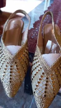 Product Review of ELLORA EZ-6455 Sepatu Pesta Wanita Chunky Heels Slingback Import 7cm from f**y 1