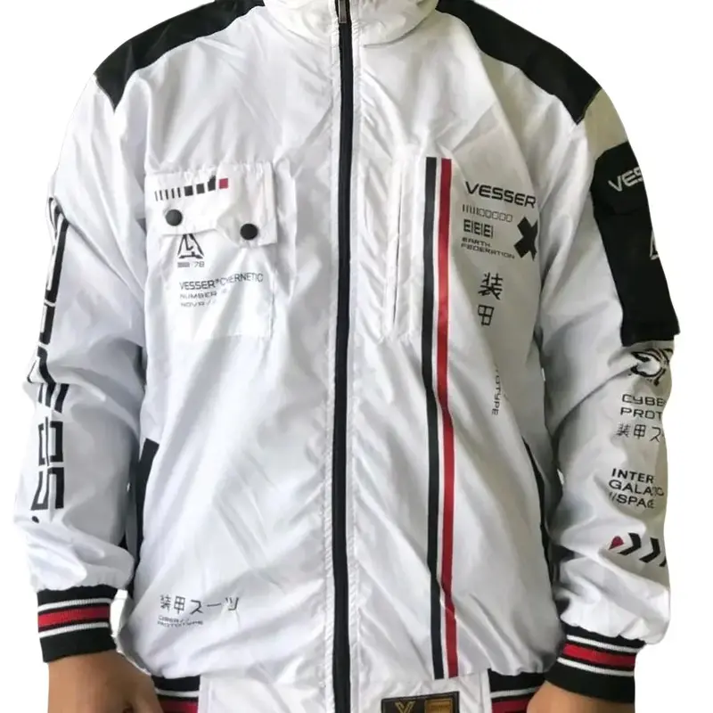 Bomber Jacket Space -Jaket Bomber Space -Jaket Dewasa Unisex -Outdoor Parasut Zipper Kantong Pria Nyaman Keren Sablon Casual  Distro Tebal Cowok Hitam Fleece 0
