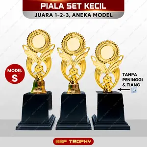 Piala Set Kecil Juara 1-2-3 Model S