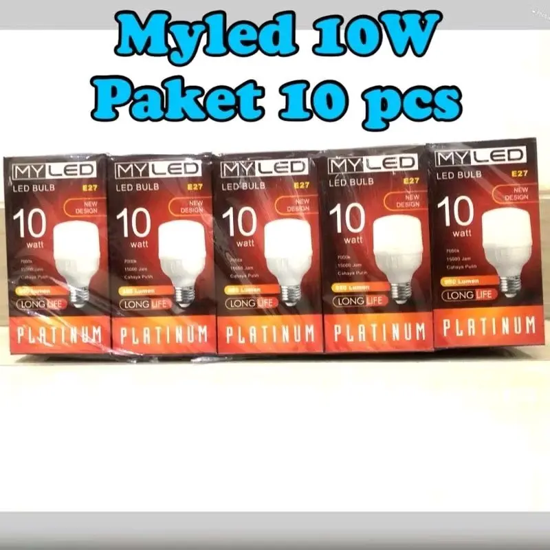Bohlam LED 10Watt  / Lampu Myled PAKET 10pcs