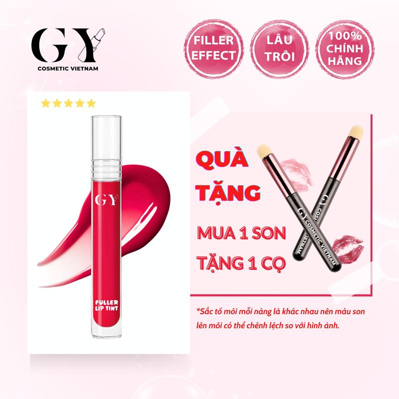   LIVE  Son Lì Fuller Lip Tint 6ml Filler Effect 12 Màu Mới Mịn Môi Bám Lâu GY Cosmetic Vietnam 