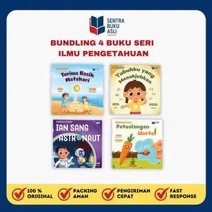 (BUNDLING 4 BUKU) BUKU ANAK SERI ILMU PENGETAHUAN (Tata Surya, Matahari, Organ tubuh dan Pencernaan) Soft Cover