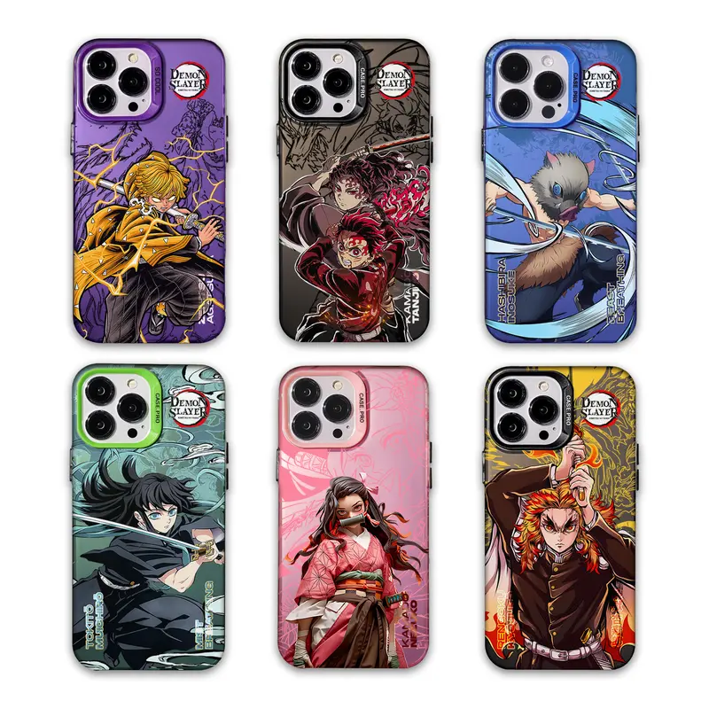 Casing Keras Matte Premium HP Anime Demon Slayer - GIYU SANEMI NEZUKO TANJIRO GYOMEI ZENITSU AMAZ0N - Hardcase, Softcase 0