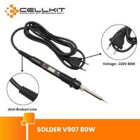 Gambar CELLKIT Paket Solder V907 80Watt Lengkap (Solder V907, Fluk Kotak, Pita 3MM, Pembersih Ujung Solder) dari CELLKIT Kota Surabaya 3 Tokopedia