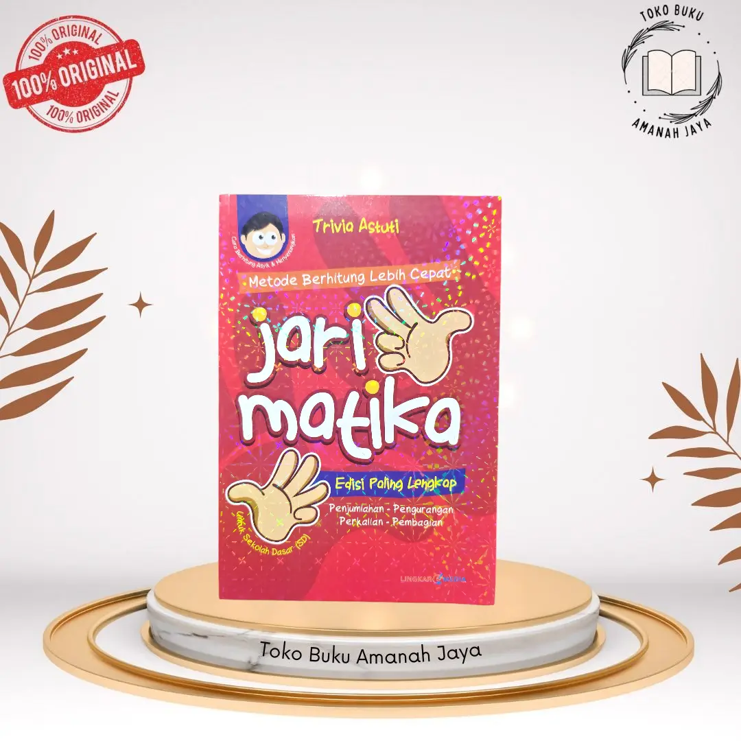 Buku Jarimatika Latihan Matematika Metode Berhitung Lebih Cepat Untuk Anak SD (Full Color)