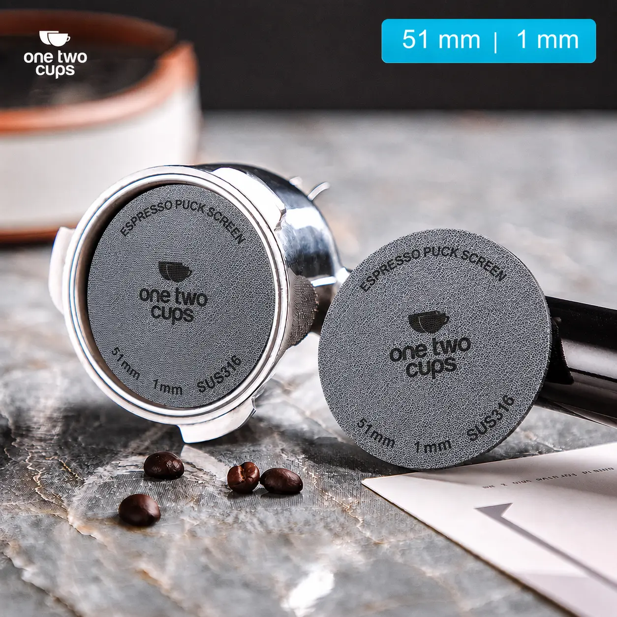 Mutiara Mall - Puck Screen Espresso | Filter Portafilter Kopi | Saringan Espresso 150 Micron