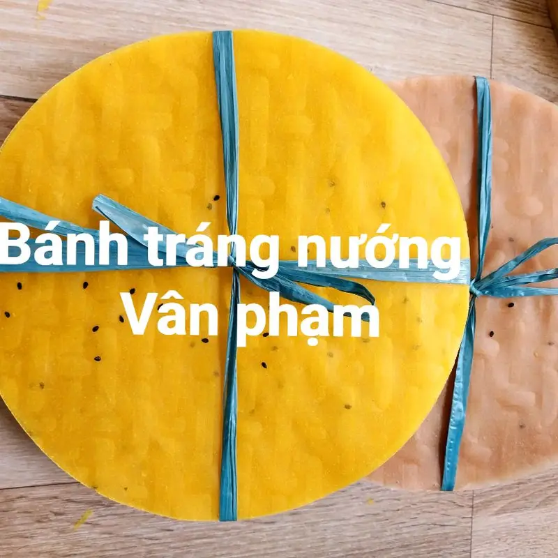 1,1kg( 50 cái )bánh tráng nướng màu vàng chuẩn vị Đà Lạt 8