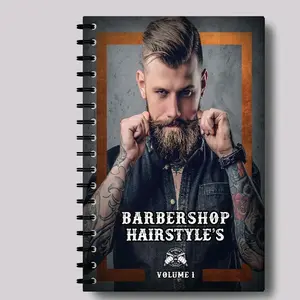 BARBERSHOP HAIR STYLE Catalog Buku Majalah Contoh Model Gaya Rambut Foto Gambar Barbershop Pangkas Rambut Salon