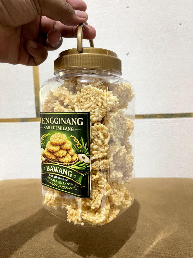 Rengginang Koin Rasa Bawang Special Sari Gemilang Enaknya Cemilan