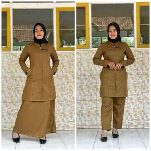 Seragam pemda tunik benang timbul wanita