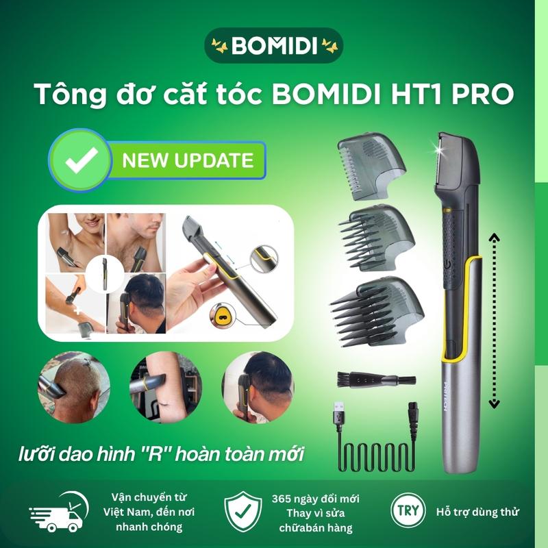 Tông Đơ Cắt Tóc BOMIDI HT1 PRO Cạo Râu Cạo Lông Toàn Thân BOMIDI HT1 PRO- sạc Type-C , chống nước IPX6