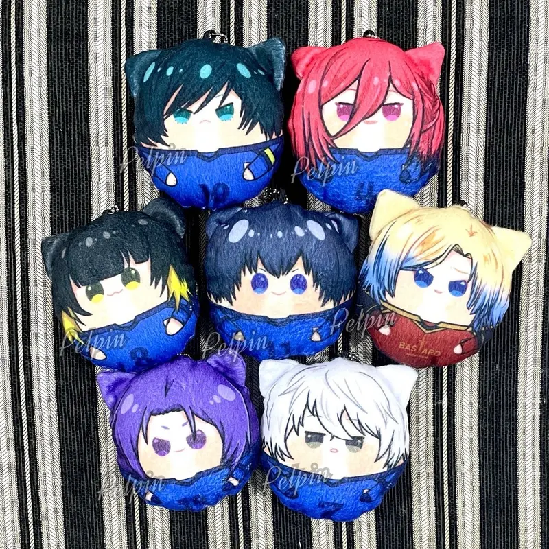 boneka anime plush blue lock manjuu neko plushie rin itoshi nagi reo isagi chigiri bachira meguru kaiser bluelock 0