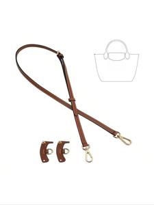 Correa y colgador de bolsa de cuero de color sólido, correa de hombro ajustable para bolso Longchamp Mini, accesorios para bolsas