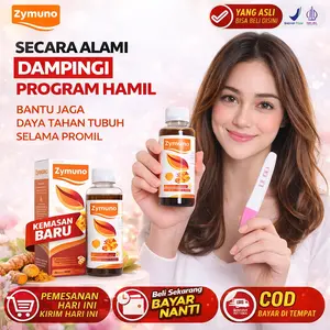 Zymuno Madu Original - Paket Promil Solusi Herbal Dampingi Pejuang Garis Dua - 1 Botol/200ml Halal MUI & BPOM [suplemen promil murah]