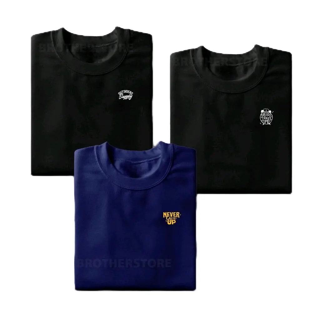 ￼( BAHAN TEBAL ) KAOS 3 PCS - Tbasastore | Kaos Distro Pria | Kaos 30s Premium | Motif Dewasa Casual Combed