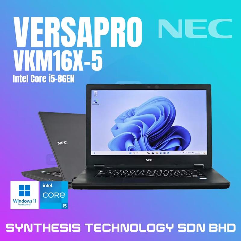 REFURBISHED) NEC VERSAPRO VKM16X-5 I5-8GEN 8GB RAM 120 SSD
