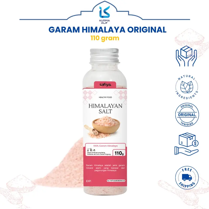 Garam Himalaya Safiya 110 gram Pink Salt Original 0