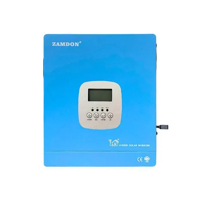 ZAMDON High Frequency 7.87KVA 6.3KW 48V MPPT 120A ON &Off grid hybrid solar inverter One Year Warranty - With WIFI Dongle