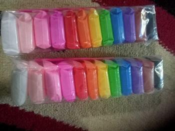 Product Review of Clay Lilin Mainan Anak 12 Pcs Free Pisau Bahan Polymers Lembut Plastik Toys Buah from N**y N**h 0