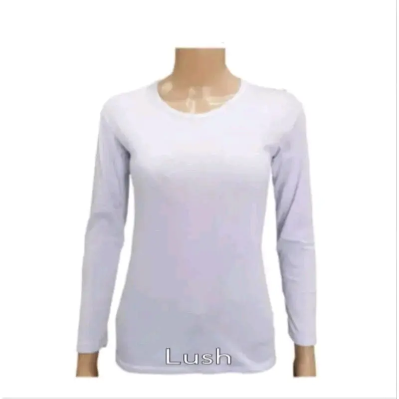 Manset Kaos Premium Wanita - Inner Lengan Panjang Baju Muslimah Krah Pendek Kaos Leher Pendek Atasan Basic Casual Dewasa Nyaman Spandex Oblong Tebal Dalaman 2