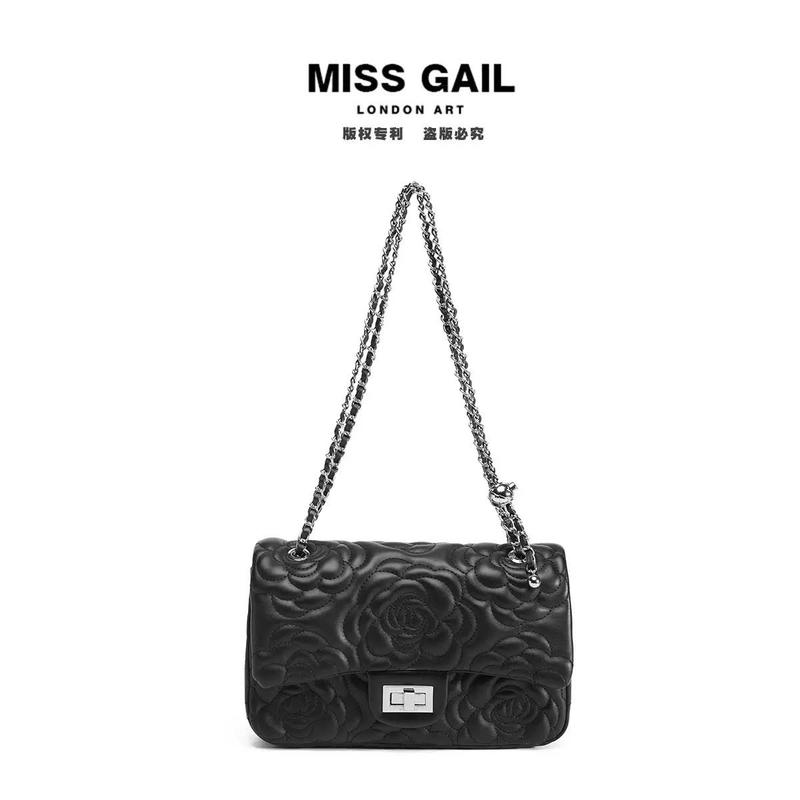  1448-Túi Xách Nữ Miss Gail Phiên Bản Cao Cấp BST mới 2025 Dây Đeo Chéo Túi Đeo Vai Đa Năng Đi Chơi Cafe Dạo Phố 