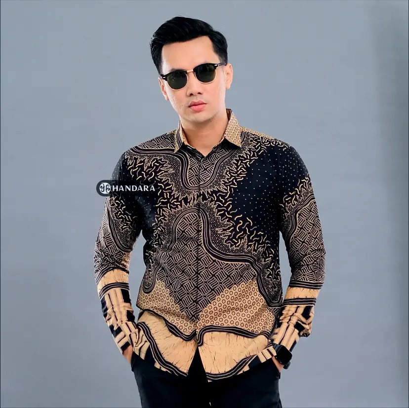 Handara Batik Premium Pria Lengan Panjang Slim Fit Furing - Satrio Dewo
