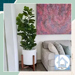 Pot Tanaman Outdoor Minimalis Silinder Teraso