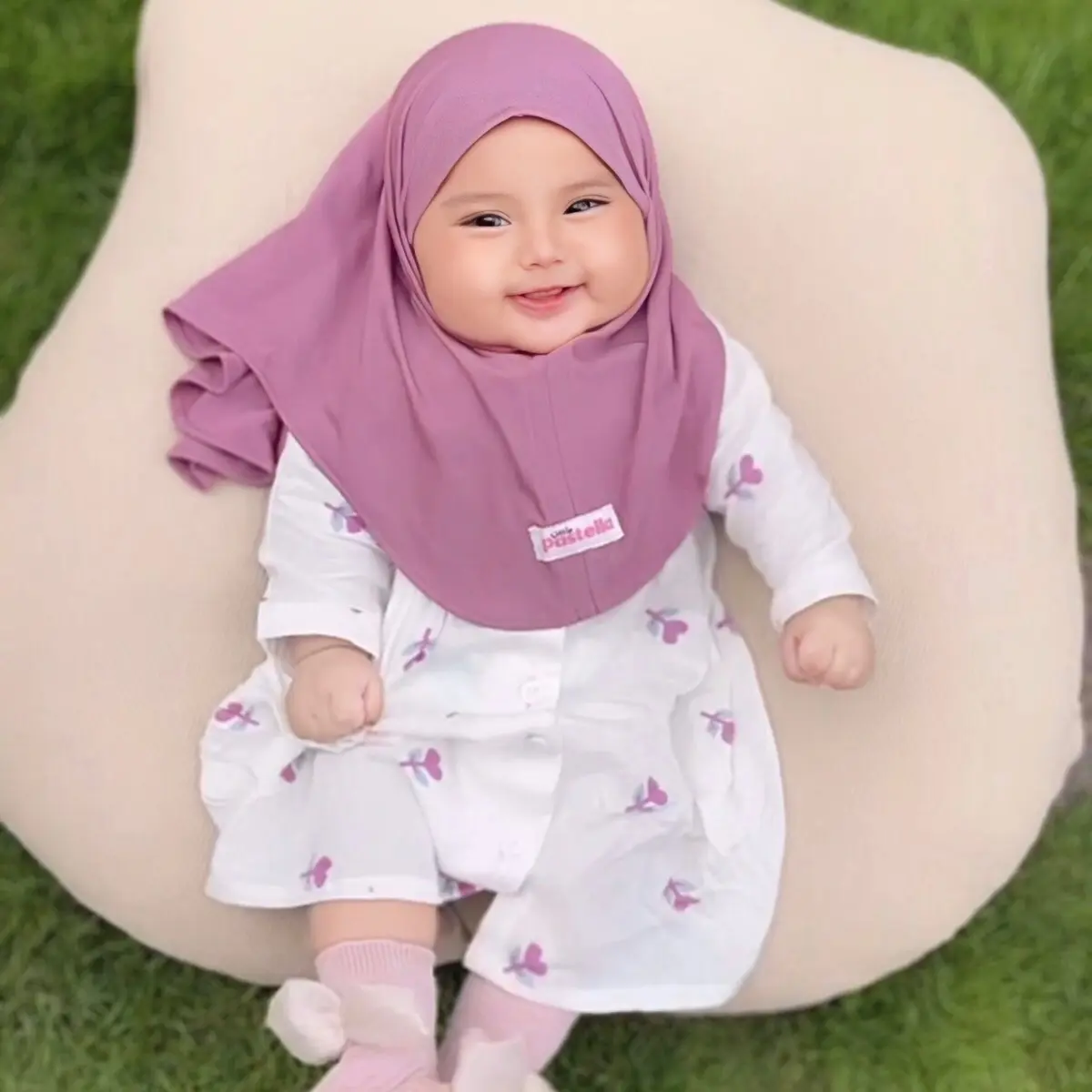 Little Pastella - Nafeesha Dress Gamis Newborn | Gamis Bayi Usia 0-12 Bulan