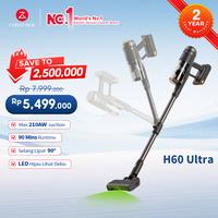 Gambar Roborock H60 Ultra Cordless Vacuum Cleaner 210AW 90 Menit Runtime Foldable Tube LED Green Light - H60 Ultra dari Roborock Kab. Tangerang 1 Tokopedia