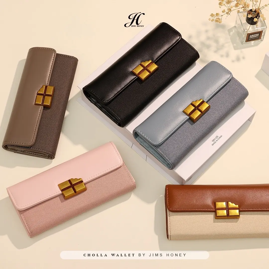 CHOLLA WALLET JIMS HONEY DOMPET WANITA DOMPET PANJANG Cewek Kartu