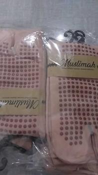Product Review of Kaos Kaki Anti Slip Ukuran L Panjang Sebetis Wanita Bahan Nilon Spandex Lembut Muslim from u**3 0