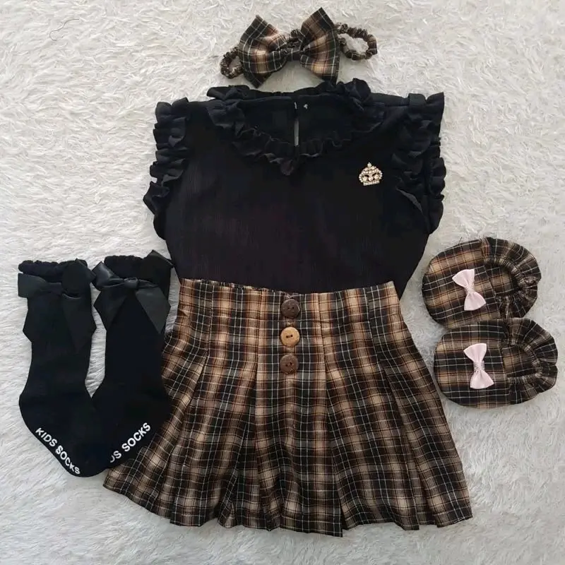 PRE ORDER  Stelie Rok Set + kaos kaki cantik 0