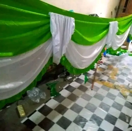 dekorasi rumbai tenda paket 5 meteran tinggi 75/80cm 1
