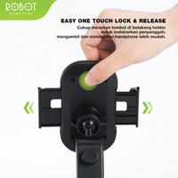 Gambar ROBOT RT-CH12 Suction Cup Automatic Lock 360 ° Universal Car Holder Black Original - Garansi Resmi 1 Tahun - Stand Holder HP Original - Bisa COD dari ROBOT Lifestyle Indonesia Kab. Tangerang 2 Tokopedia