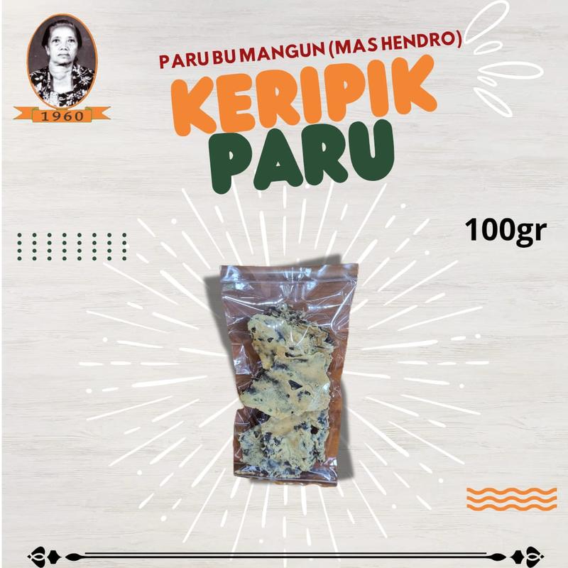 Bu Mangun Keripik Paru Tepung Tebal (100gr & 250gr) 2