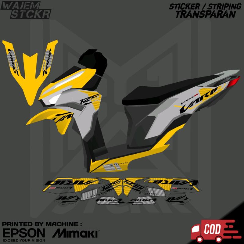 STRIPING TRANSPARAN VARIO 125 NEW 2023 GEN 2 CUSTOM MALAYSIA 0