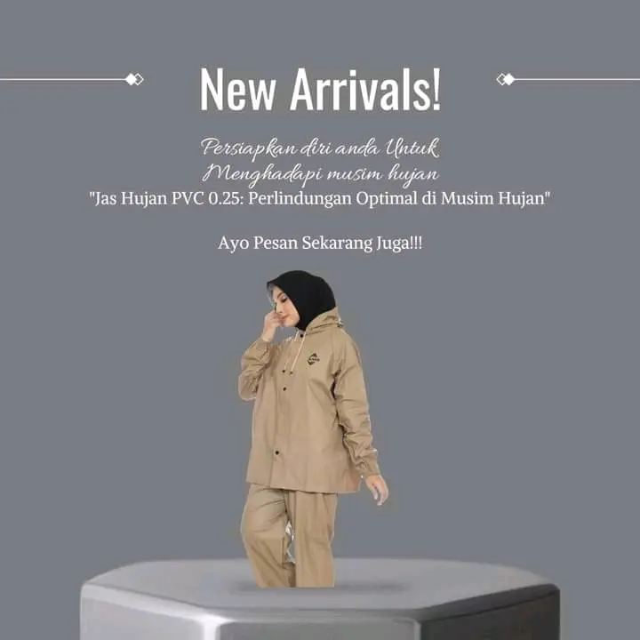 jas hujan raincoat pria wanita anti rembes anti bocor elastis terbaik 3
